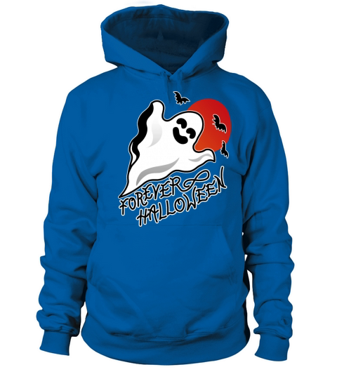 Forever Halloween Flying Ghost Boo Vintage Women's Hoodie