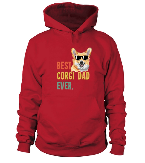 Mens Best Corgi Dad Ever Shirts Dog Funny Fathers Men's Hoodie