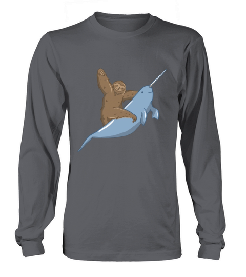 Narwhal Unicorn Beluga Sea Life Sloth Tusk Gift Men's Long Sleeve