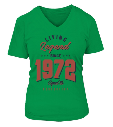 Born in 1972 Birthday Women's V-Neck T-shirt