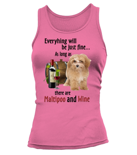 Just Fine Maltipoo Tank top Woman