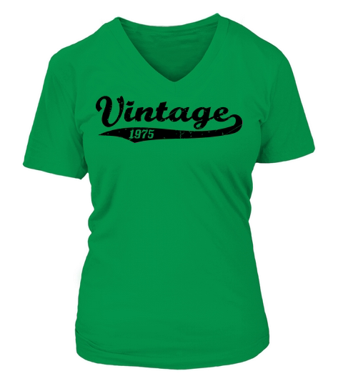 Vintage 1975 Women's V-Neck T-shirt