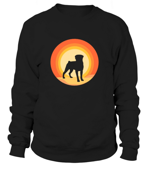 Retro Rottie Rottweiler Dog Owner Animal Gift Idea Women's Sweatshirt