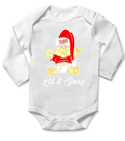 Let it sjnoef MDLPZ - Unisex Long Sleeve Long Sleeve Baby One-Piece