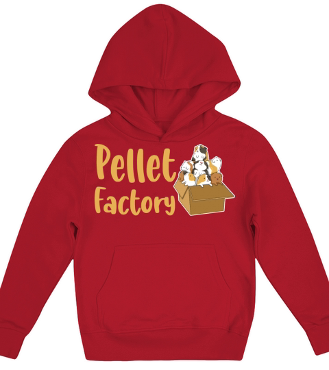 Pellet Factory Quote for a Guinea Pig Nerd Kids Hoodie