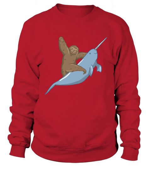 Narwhal Unicorn Beluga Sea Life Sloth Tusk Gift Men's Sweatshirt