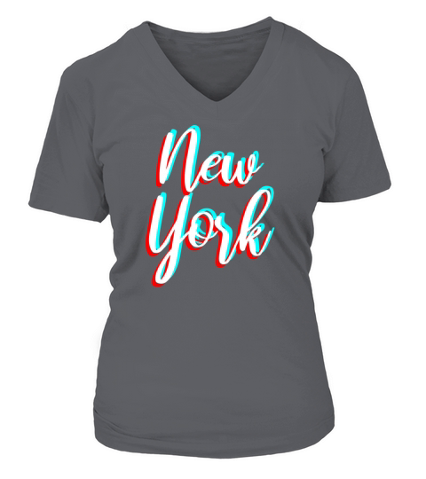 New York Women's V-Neck T-shirt