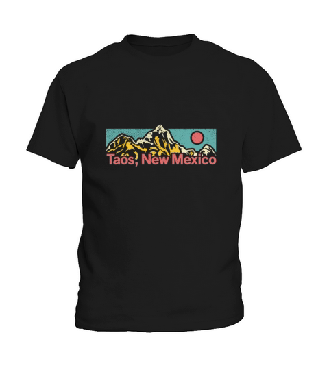 Vintage Taos New Mexico Graphic Apparel Kids T-Shirt