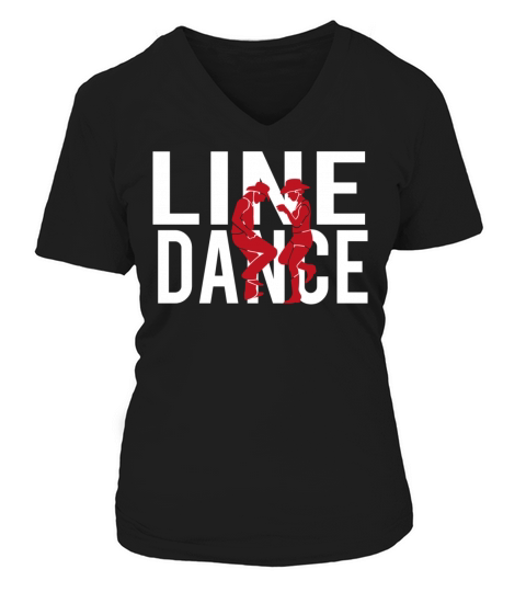 Line dance Women's V-Neck T-shirt