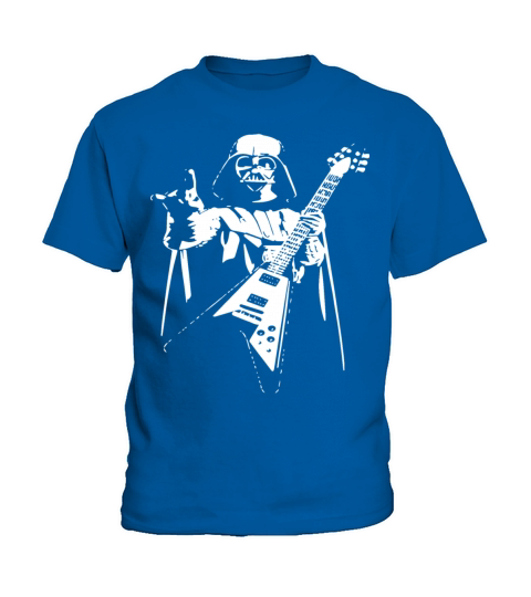 Darth Vader Rocks Guitar Star Wars Music Band Funn Kids T-Shirt