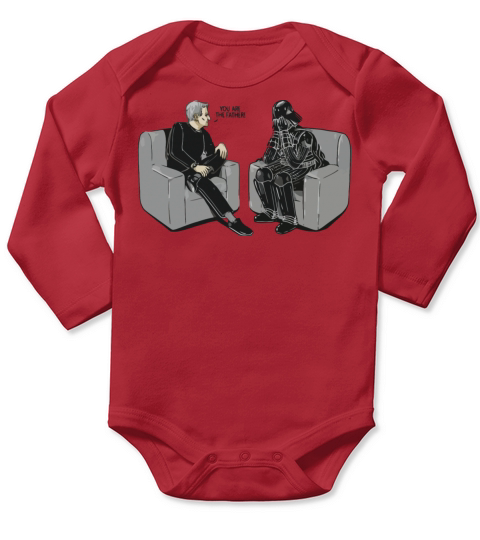 Star Wars Darth Vader you are the father parody Long Sleeve Baby One-Piece