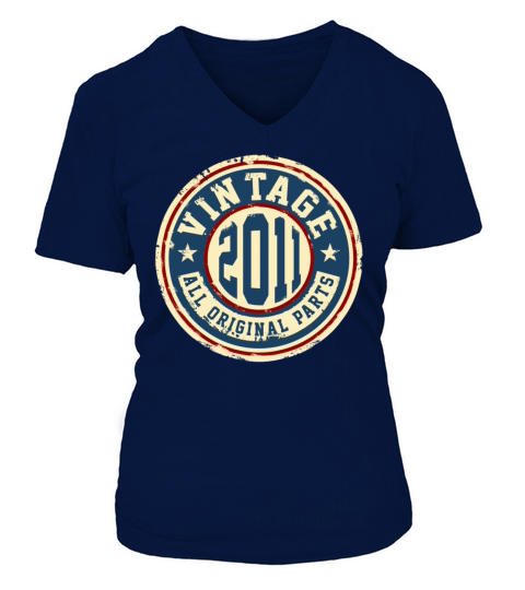Vintage 2011 Women's V-Neck T-shirt