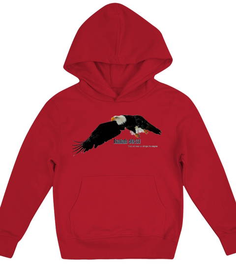 wings of eagles Kids Hoodie