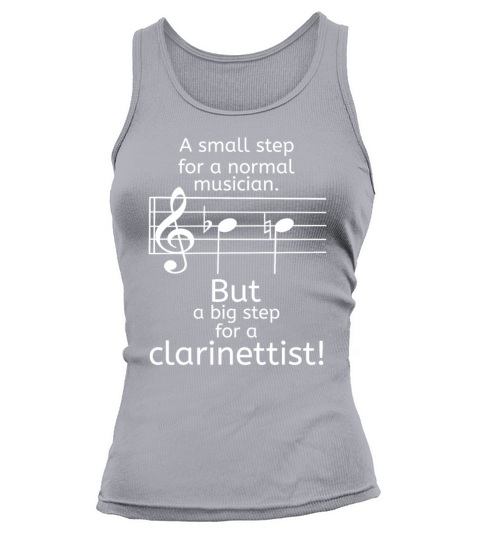 Big Step for a Clarinettist Funny Clarinet Design Tank top Woman