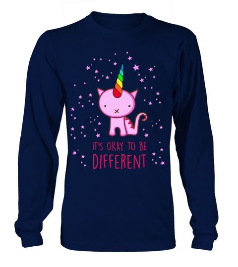 Different Unicorn Cat Women's Long Sleeve