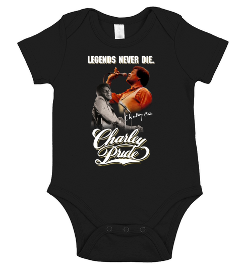 Legends never die Charley Pride signature Short Sleeve Baby One-Piece