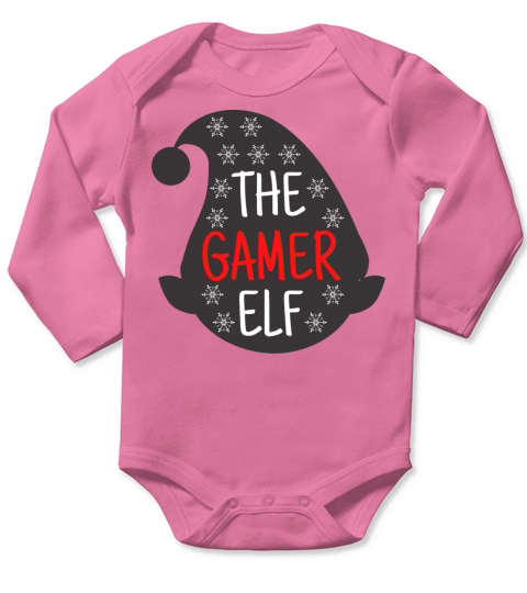 THE GAMER ELF Long Sleeve Baby One-Piece