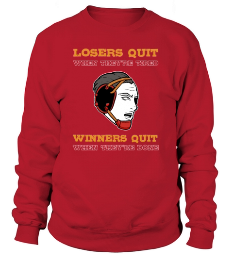 Loser Winner Quit Wrestler Or Martial Artist Gift Women's Sweatshirt