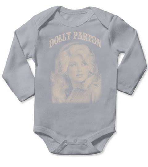 Dolly Parton tshirt Long Sleeve Baby One-Piece