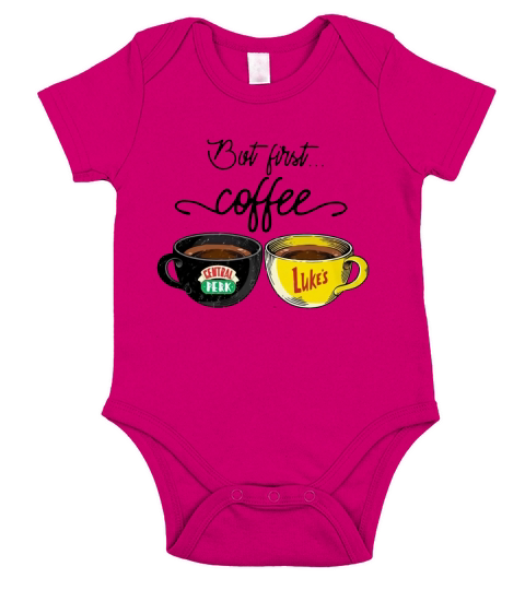 But First Coffee Central Perk Luke’s shirt Short Sleeve Baby One-Piece