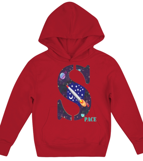 Fly Through Space Kids Hoodie