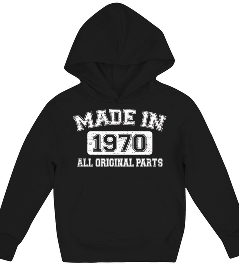 51th birthday Shirt Born Made In 1970 Gift Tee Kids Hoodie
