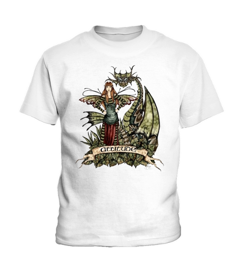 Attitude Fairy by Amy Brown Art Graphic Kids T-Shirt