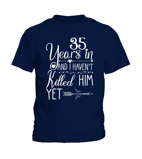 35 Years Wedding Anniversary Kids T-Shirt