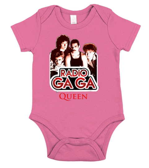 Queen Official Radio Gaga shirt Short Sleeve Baby One-Piece