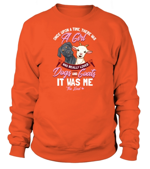 A Girl Who Loved Dogs and Goats Women's Sweatshirt