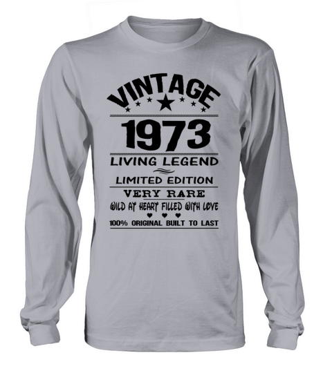VINTAGE 1973 Men's Long Sleeve