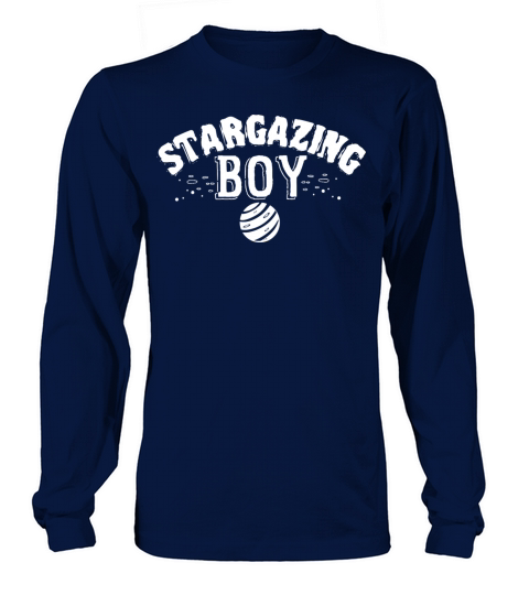 Stargazing Boy Astronomy Astronomer Stargazer Women's Long Sleeve