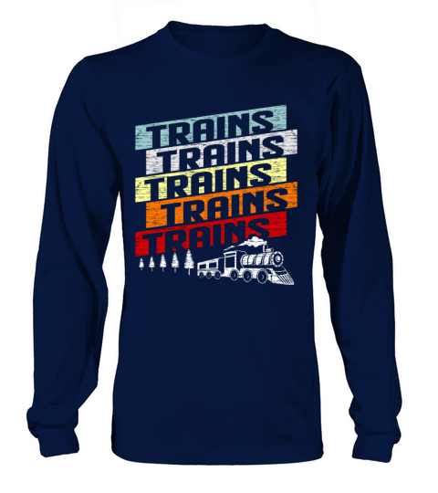 Train Trains Model Railroad Railway Gift Women's Long Sleeve