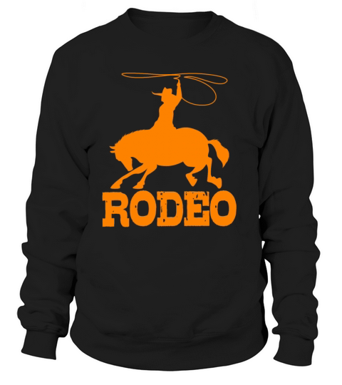 Silhouette Cowboy Rodeo Bull Riding For Men Women's Sweatshirt