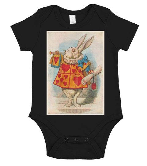The White Rabbit Short Sleeve Baby One-Piece