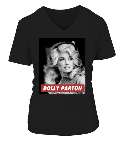 Dolly Parton V-neck T-Shirt Woman