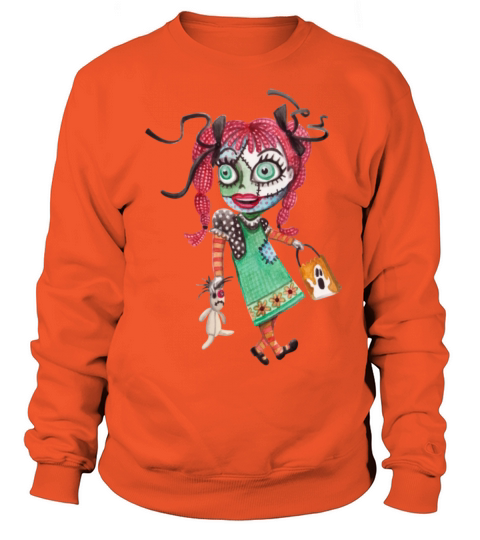 Happy halloween rag doll Men's Sweatshirt