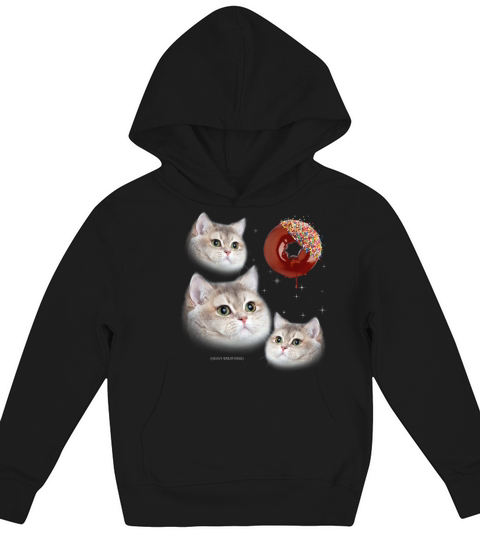 Heavy Breathing Kids Hoodie