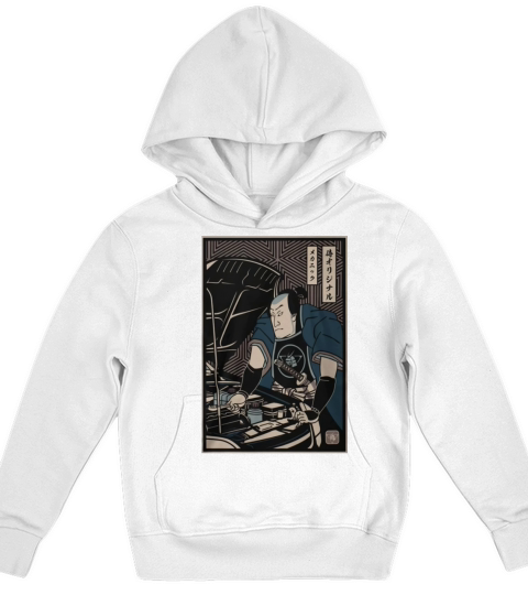 Mechanic Samurai Kids Hoodie