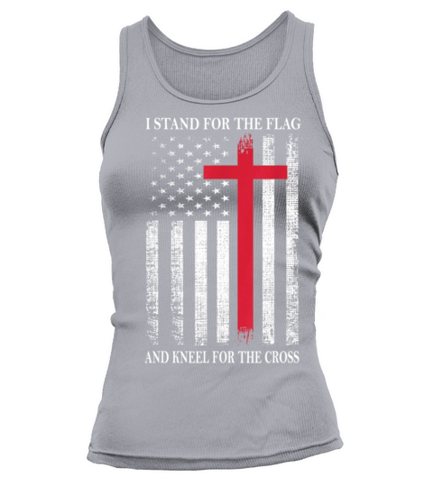 I Stand for the Flag and Kneel for the Cross Women's Tank Top