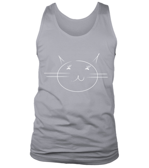 Happy cat basic shape Men's Tank Top