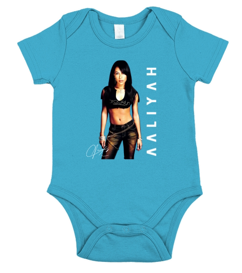 Aaliyah Graphic Signature Short Sleeve Baby One-Piece
