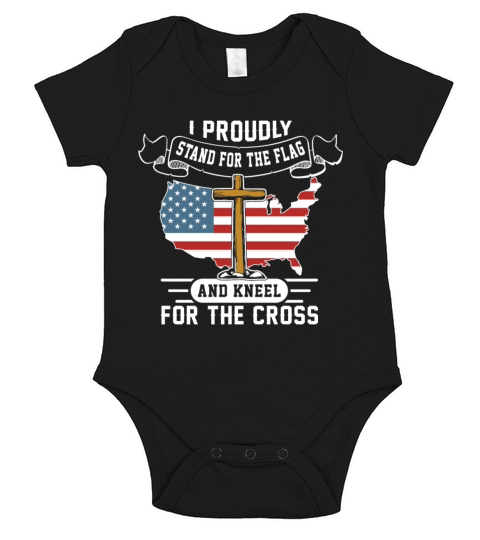 i kneel for the cross shirt Short Sleeve Baby One-Piece