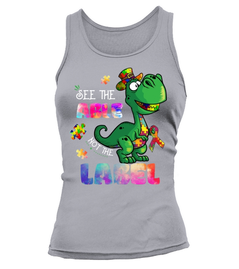 Autism Awareness Dino Tank top Woman