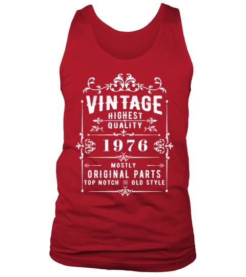 born 1976 Vintage Men's Tank Top