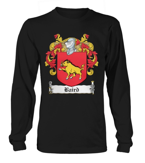 Baird Coat of Arms Irish Family Crests Long sleeved Unisex