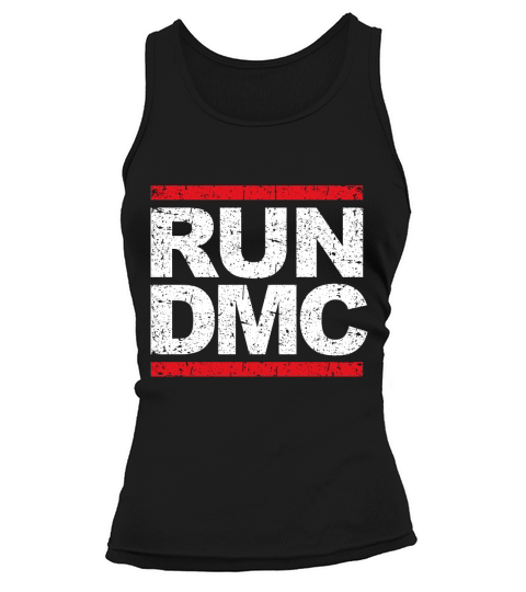 Run DMC District Vintage Style Logo Tank top Woman