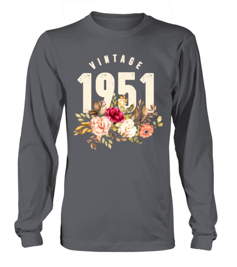 Vintage 1951 70th Birthday Est 1951 Men's Long Sleeve