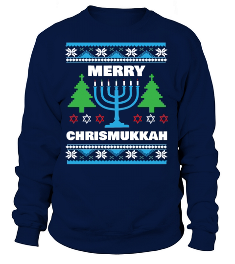 Funny Christmas Hanukkah Ugly Xmas Apparel Women's Sweatshirt