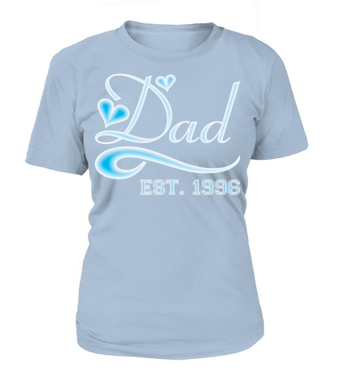Dad Established 1996 Happy Fathers Day Women's T-Shirt